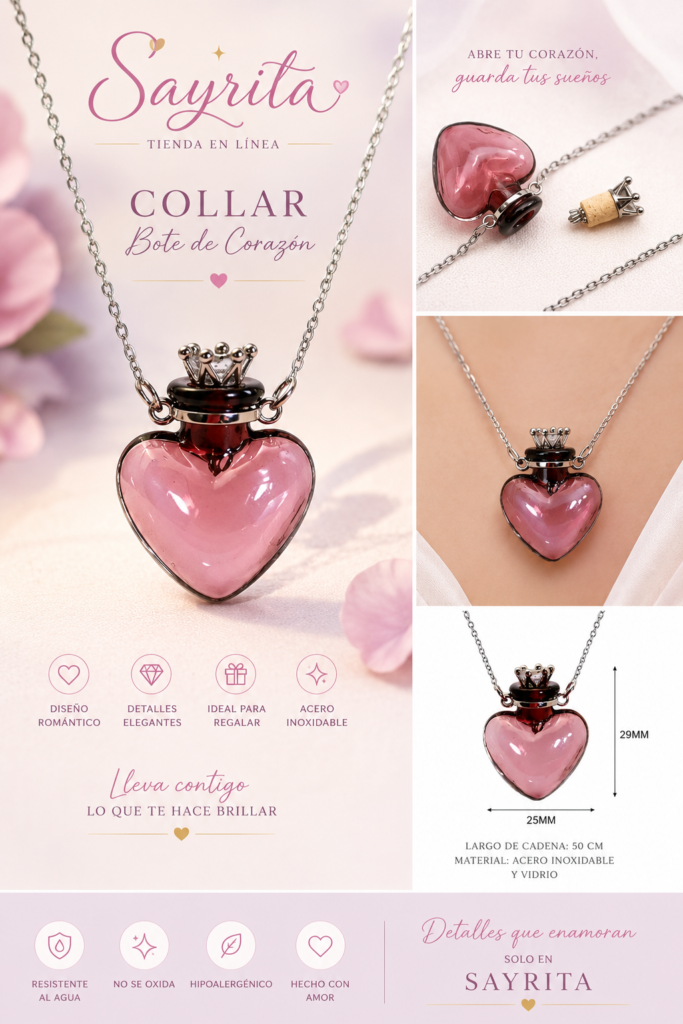 Collar de corazon