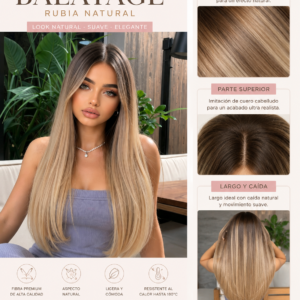 Peluca balayage