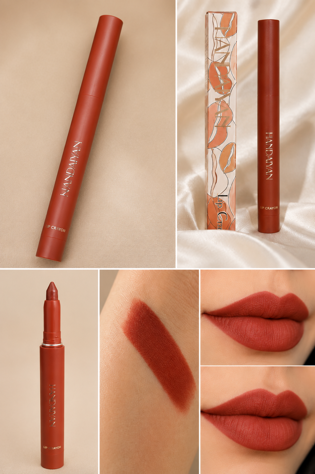 Delineado de labios mate
